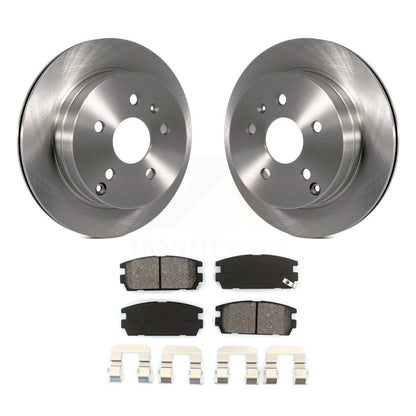 Disc Brake Rotors & Semi-Metallic Pad Rear Kit For Chevrolet Equinox GMC Terrain
