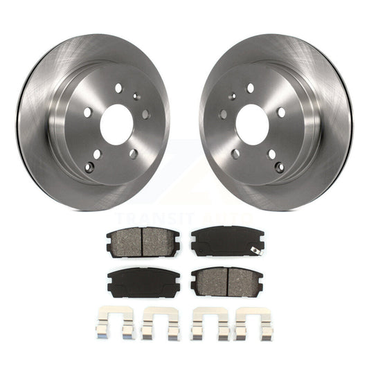 Disc Brake Rotors & Semi-Metallic Pad Rear Kit For Chevrolet Equinox GMC Terrain