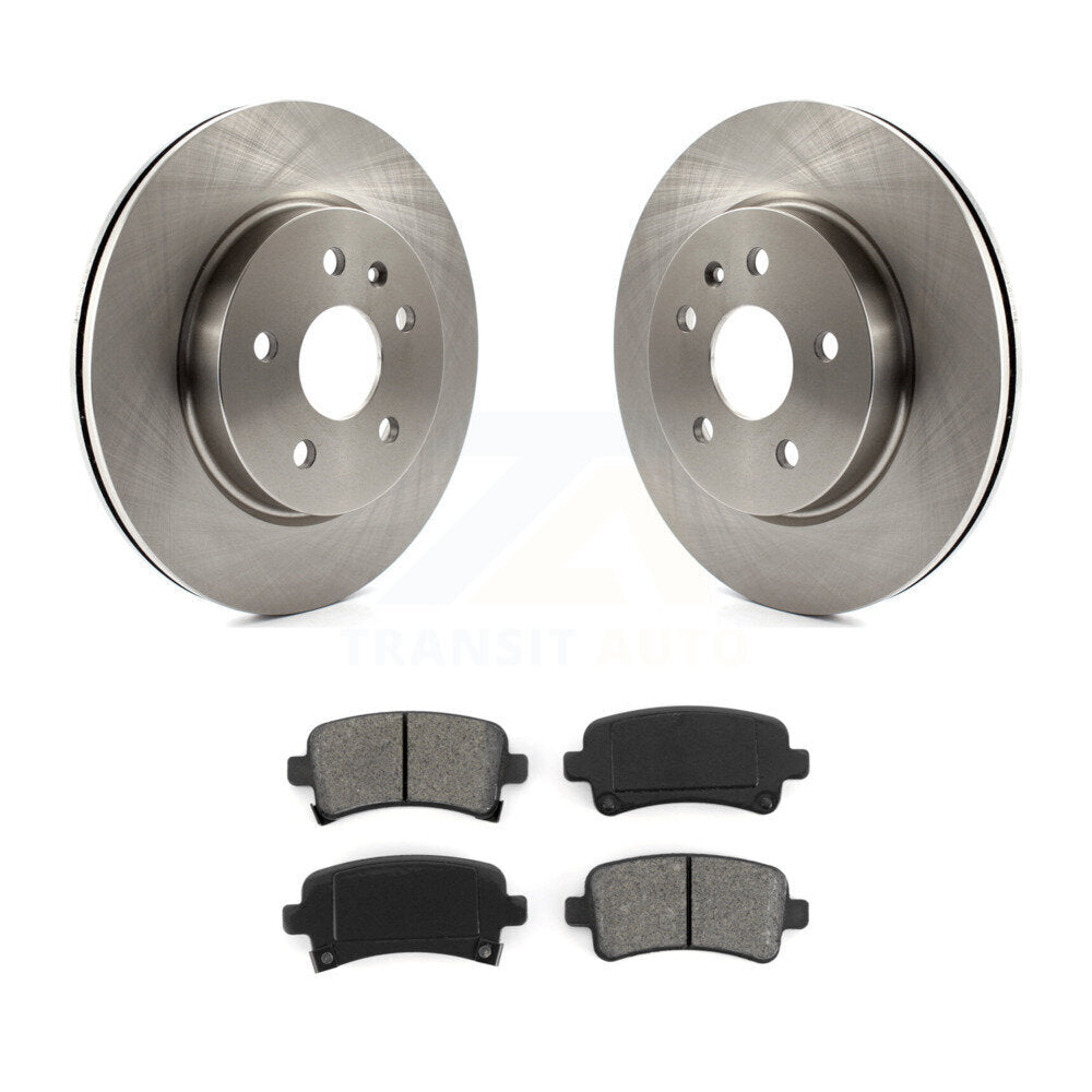 Brake Rotor & Semi-Metallic Pad Rear Kit For Chevrolet Buick Malibu Impala Regal
