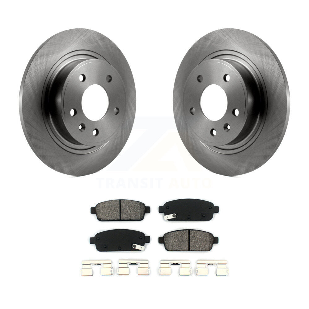 Brake Rotors Semi-Metallic Pad Rear Kit For Chevrolet Cruze Buick Verano Orlando