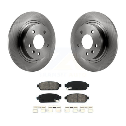 Brake Rotors Semi-Metallic Pad Rear Kit For Chevrolet Cruze Buick Verano Orlando