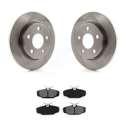 Brake Rotor And Semi-Metallic Pad Rear Kit For Ford Taurus Mercury Sable Lincoln