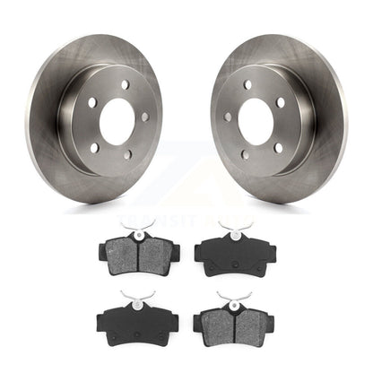 Disc Brake Rotors And Semi-Metallic Pads Rear Kit For Ford Mustang
