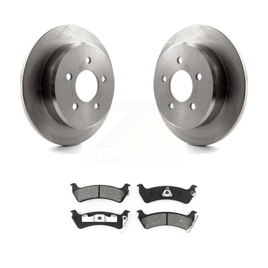 Disc Brake Rotors And Semi-Metallic Pads Rear Kit For Ford Explorer Sport Trac
