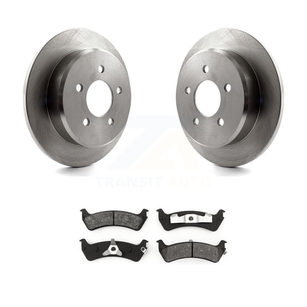 Brake Rotors & Semi-Metallic Pad Rear Kit For Ford Ranger Explorer Sport Mercury
