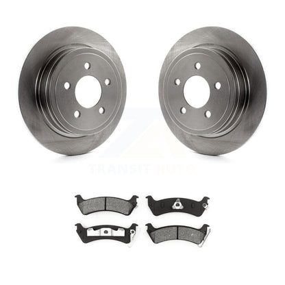 Disc Brake Rotors And Semi-Metallic Pads Rear Kit For Ford Explorer Sport Trac