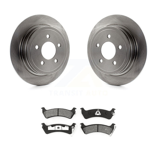 Disc Brake Rotors And Semi-Metallic Pads Rear Kit For Ford Explorer Sport Trac