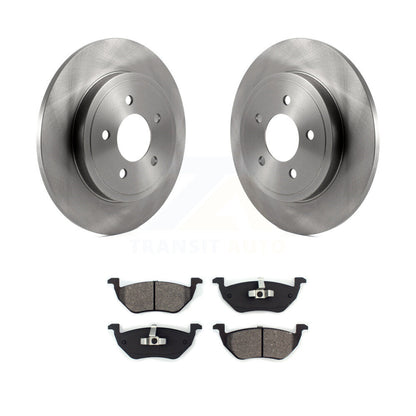 Brake Rotor And Semi-Metallic Pad Rear Kit For Ford Escape Mazda Tribute Mercury