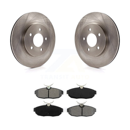 Disc Brake Rotors And Semi-Metallic Pads Rear Kit For Ford Mustang