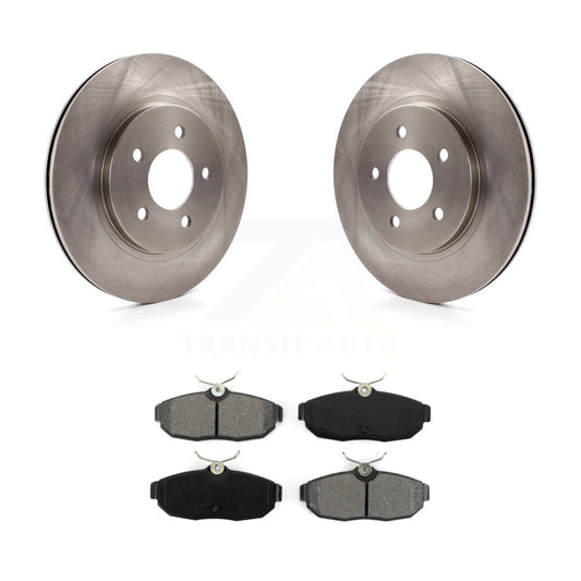Disc Brake Rotors And Semi-Metallic Pads Rear Kit For Ford Mustang