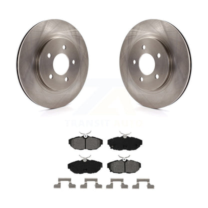 Disc Brake Rotors And Semi-Metallic Pads Rear Kit For Ford Mustang