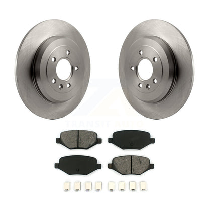 Brake Rotor & Semi-Metallic Pad Rear Kit For Ford Explorer Edge Flex Lincoln MKX