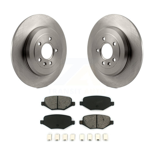 Brake Rotor & Semi-Metallic Pad Rear Kit For Ford Explorer Edge Flex Lincoln MKX