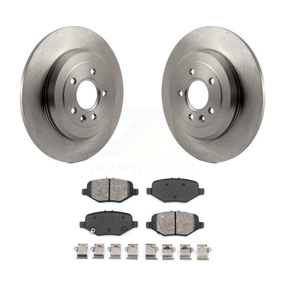 Brake Rotors Semi-Metallic Pad Rear Kit For 2015 Ford Explorer Limited/Sport/XLT