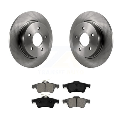 Disc Brake Rotors And Semi-Metallic Pads Rear Kit For Ford Focus