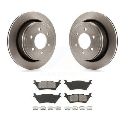 Disc Brake Rotors And Semi-Metallic Pads Rear Kit For Ford F-150