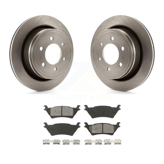 Disc Brake Rotors And Semi-Metallic Pads Rear Kit For Ford F-150
