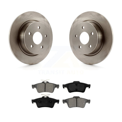 Brake Rotor And Semi-Metallic Pad Rear Kit For Ford Escape Transit Connect C-Max