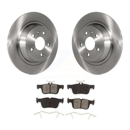 Disc Brake Rotors And Semi-Metallic Pads Rear Kit For Ford Fusion Lincoln MKZ