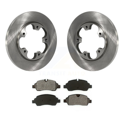 Disc Brake Rotors Semi-Metallic Pad Rear Kit For Ford Transit-250 Transit-150 HD