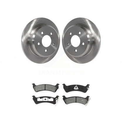Disc Brake Rotors And Semi-Metallic Pads Rear Kit For Jeep Grand Cherokee
