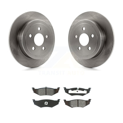 Brake Rotors & Semi-Metallic Pad Rear Kit For Chrysler Sebring PT Cruiser Cirrus