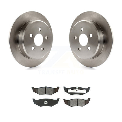 Disc Brake Rotor Semi-Metallic Pad Rear Kit For Chrysler PT Cruiser Sebring Neon
