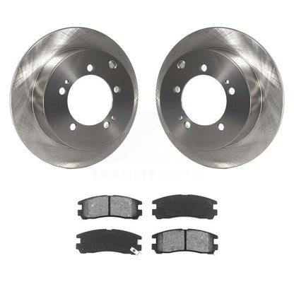 Brake Rotor & Semi-Metallic Pad Rear Kit For Chrysler Sebring Mitsubishi Eclipse
