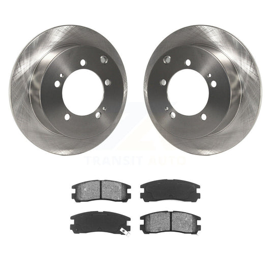 Brake Rotor & Semi-Metallic Pad Rear Kit For Chrysler Sebring Mitsubishi Eclipse