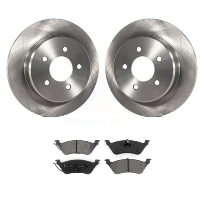 Brake Rotor & Semi-Metallic Pad Rear Kit For Dodge Grand Caravan Chrysler Town