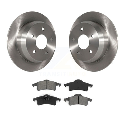 Disc Brake Rotors & Semi-Metallic Pad Rear Kit For 1999-2004 Jeep Grand Cherokee