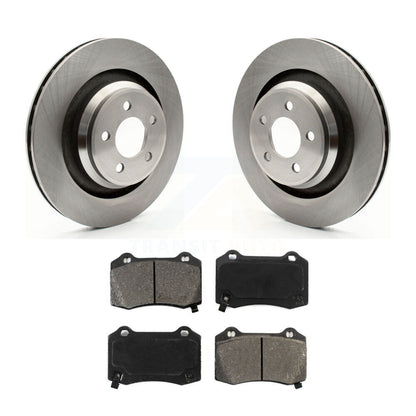 Brake Rotor Semi-Metallic Pad Rear Kit For Dodge Charger Chrysler 300 Challenger