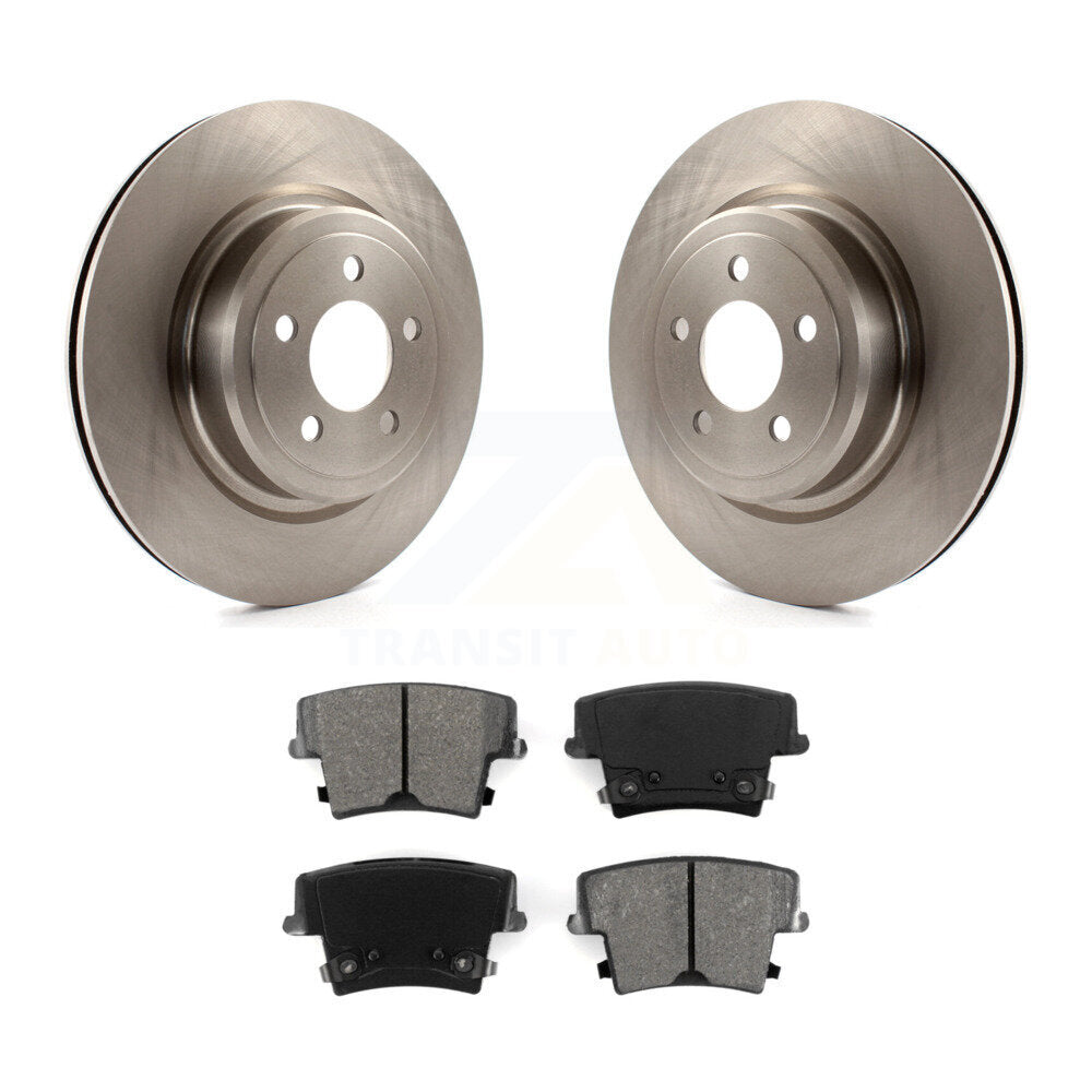 Disc Brake Rotors And Semi-Metallic Pads Rear Kit For Dodge Charger Magnum