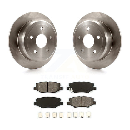 Disc Brake Rotors And Semi-Metallic Pads Rear Kit For Jeep Wrangler JK