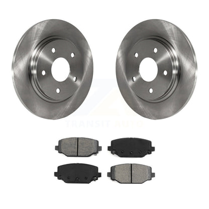 Disc Brake Rotors And Semi-Metallic Pads Rear Kit For Dodge Grand Caravan