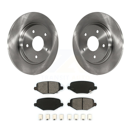 Brake Rotor & Semi-Metallic Pad Rear Kit For Dodge Grand Caravan Chrysler Town