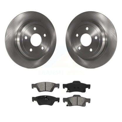 Brake Rotor And Semi-Metallic Pad Rear Kit For Dodge Durango Jeep Grand Cherokee