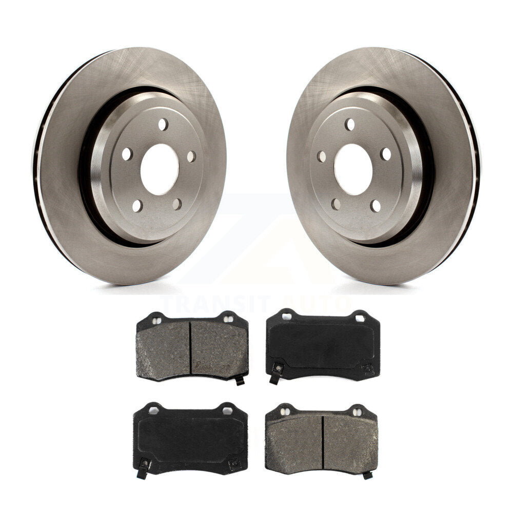 Brake Rotor And Semi-Metallic Pad Rear Kit For Jeep Grand Cherokee Dodge Durango