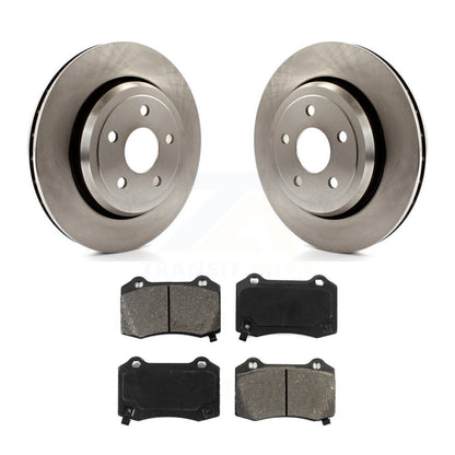 Brake Rotor And Semi-Metallic Pad Rear Kit For Jeep Grand Cherokee Dodge Durango