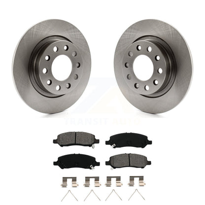 Disc Brake Rotors And Semi-Metallic Pads Rear Kit For 2013-2016 Dodge Dart