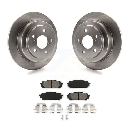 Brake Rotor And Semi-Metallic Pad Rear Kit For Subaru Impreza Forester Saab 9-2X