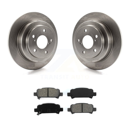 Disc Brake Rotors And Semi-Metallic Pads Rear Kit For Subaru Forester Impreza