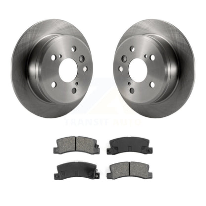 Disc Brake Rotors Semi-Metallic Pad Rear Kit For Toyota Camry Solara Lexus ES300