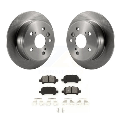 Disc Brake Rotors And Semi-Metallic Pads Rear Kit For Toyota Camry Solara