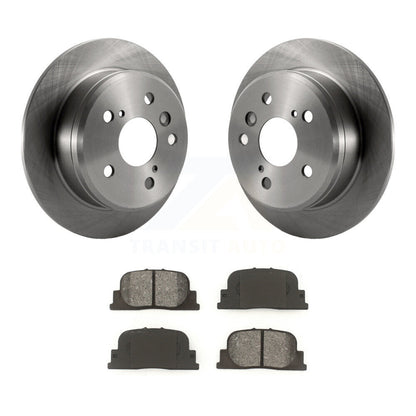 Disc Brake Rotors And Semi-Metallic Pads Rear Kit For Toyota Camry Lexus ES300