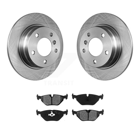 Brake Rotor & Semi-Metallic Pad Rear Kit For BMW 325i 328i 325is 318is 320i 318i