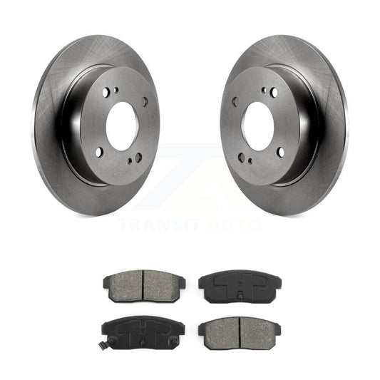 Disc Brake Rotors And Semi-Metallic Pads Rear Kit For Nissan Sentra INFINITI G20