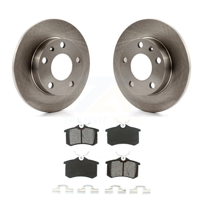 Disc Brake Rotors And Semi-Metallic Pads Rear Kit For Audi A4 S4