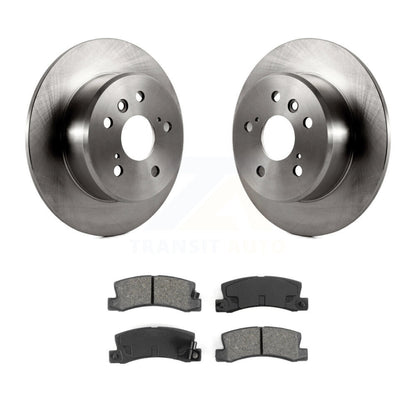 Disc Brake Rotor & Semi-Metallic Pad Rear Kit For Lexus Toyota Camry RX300 ES300