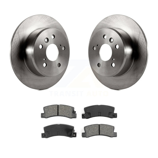 Disc Brake Rotor & Semi-Metallic Pad Rear Kit For Lexus Toyota Camry RX300 ES300